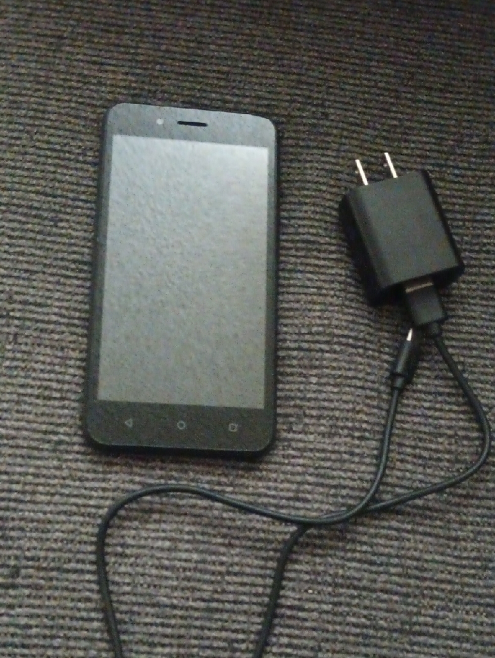 Black UMX Smartphone with Charger - Compact Android Phone